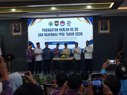 PUNCAK HARLAH KE 20 PPDI DI KEMENTERIAN DESA PDT BERLANGSUNG MERIAH